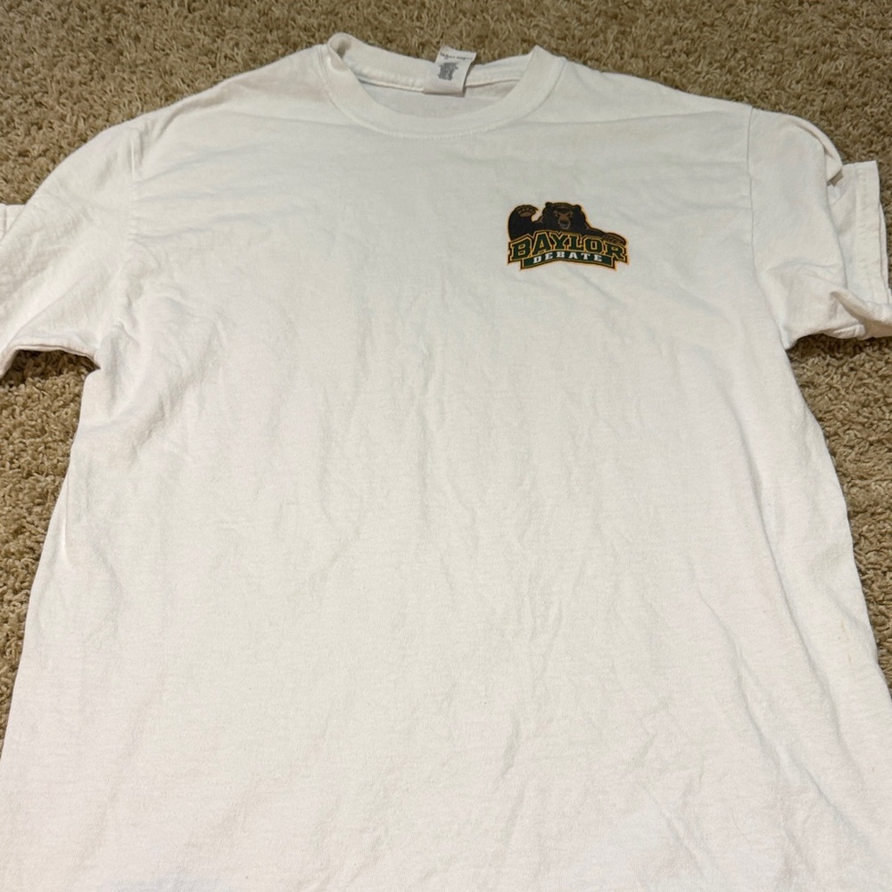 Gildan White Short-Sleeve Baylor Bears Logo Tee